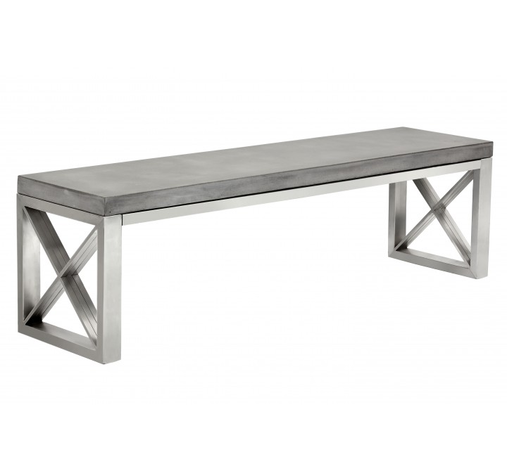  Sunpan Catalan Bench - Angled View