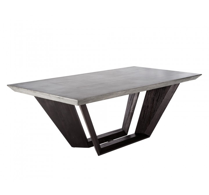 Sunpan Langley Dining Table - 82.5" - Angled View