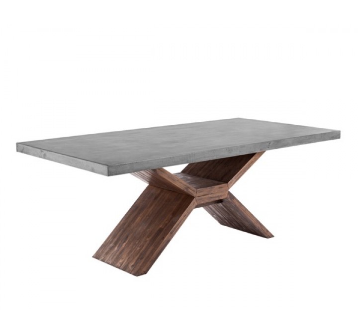 Sunpan Vixen Dining Table - 79" - Angled