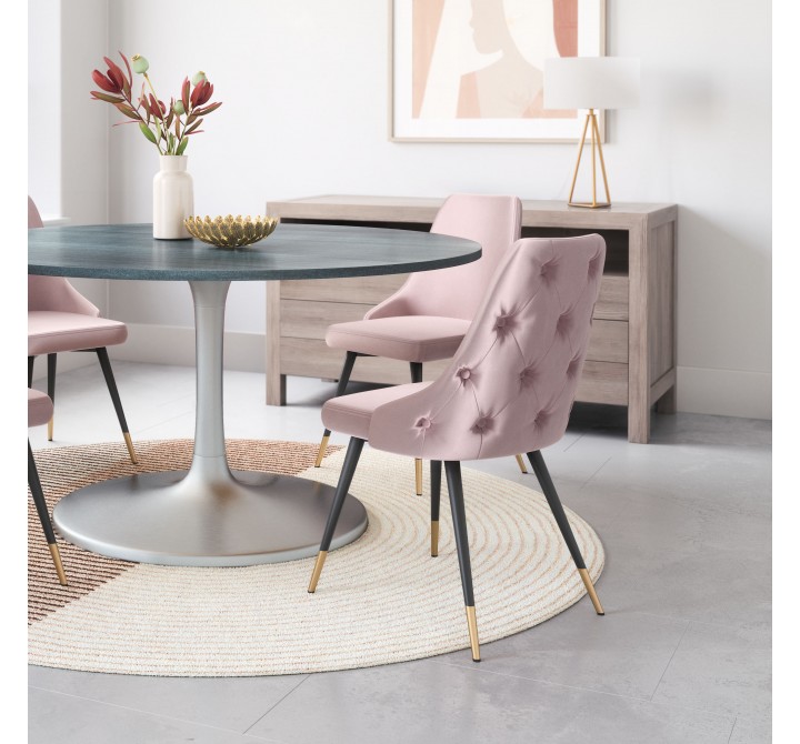 Zuo Modern Piccolo Dining Chair in Pink - Lifestyle