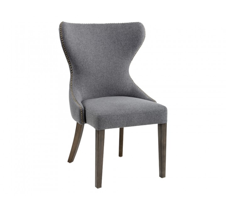 Sunpan Ariana Dining Chair - Dark Grey - Angled