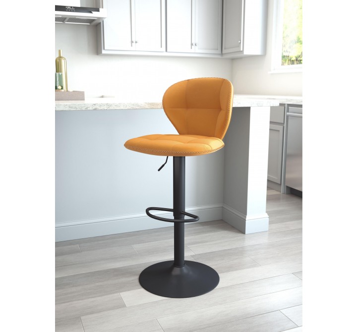 Zuo Modern Salem Barstool in Yellow - Lifestyle