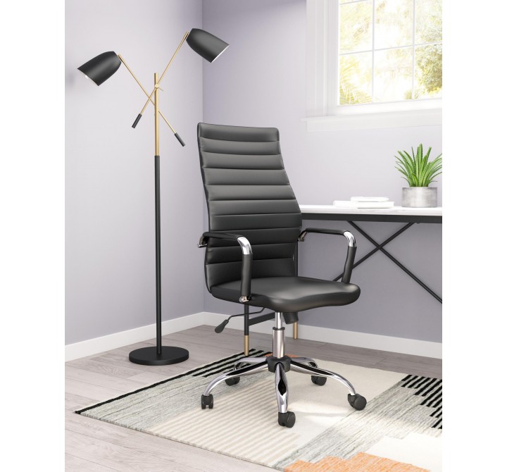 Zuo Modern Primero Office Chair in Black - Lifestyle