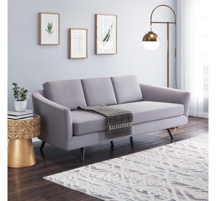 Zuo Modern Divinity Sofa in Gray - Lifestyle