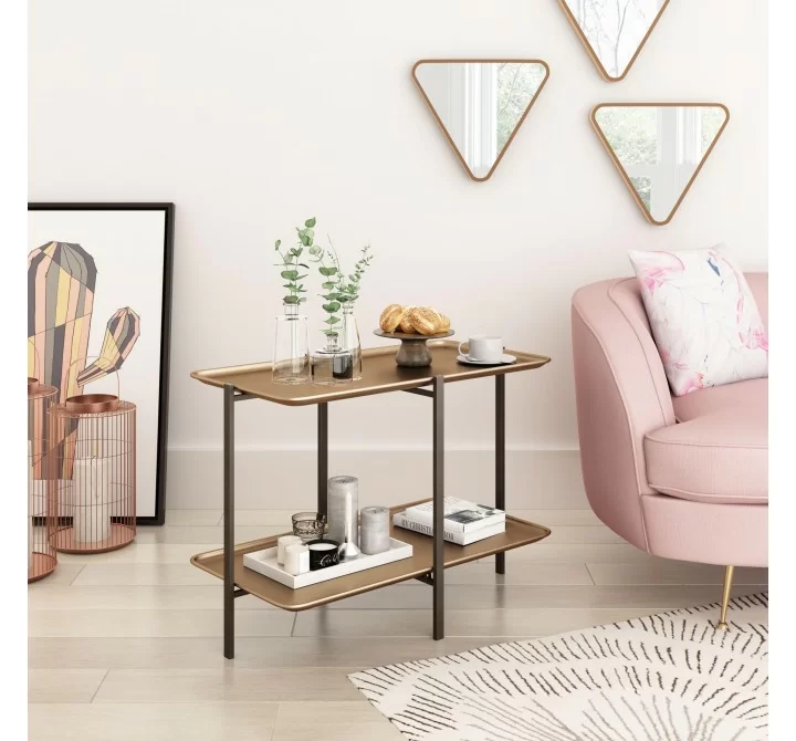 Zuo Modern Benjamin Coffee Table Brass - Lifestyle