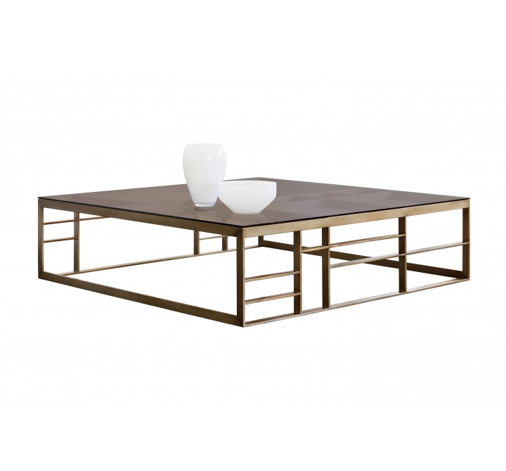 Sunpan Joanna Coffee Table - Square - With Decor