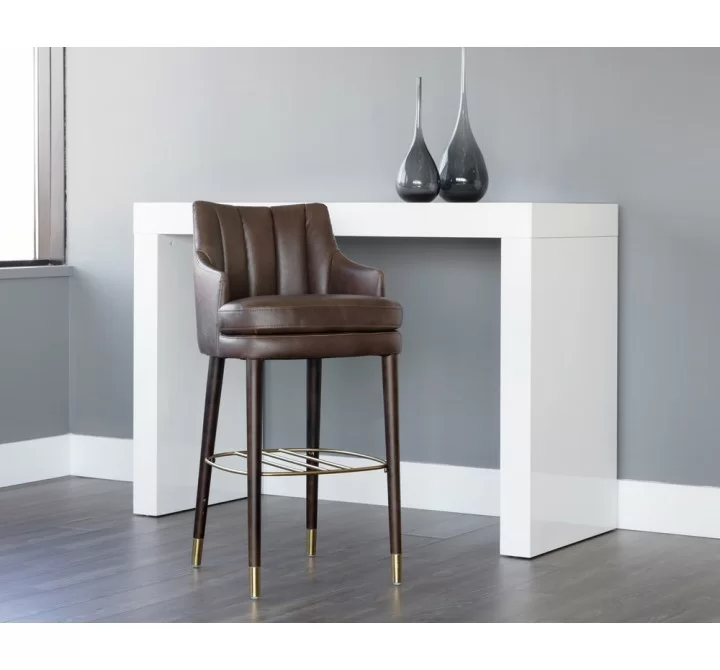 SUNPAN Valerie Barstool - Havana Dark Brown - Lifestyle