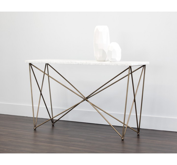 Sunpan Skyy Console Table - Lifestyle