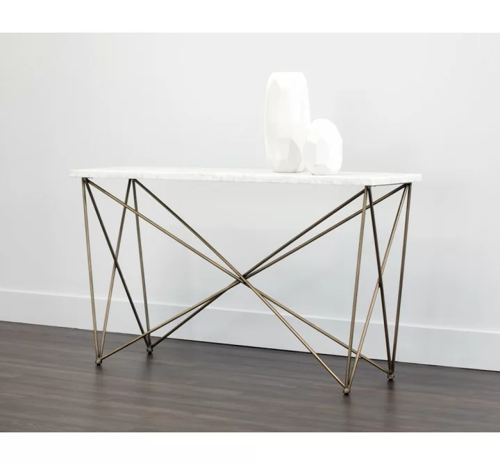 Sunpan Skyy Console Table - Lifestyle