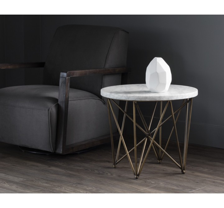 Sunpan Skyy Side Table - Lifestyle