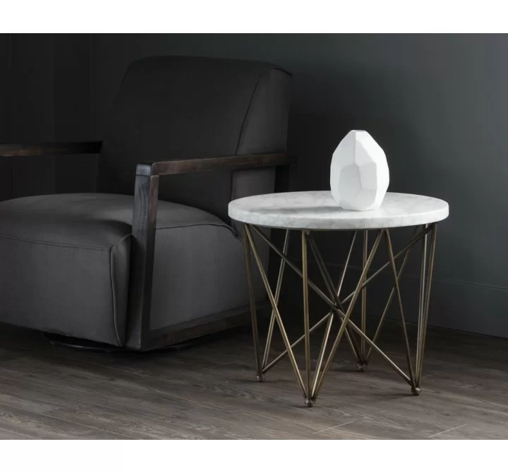 Sunpan Skyy Side Table - Lifestyle