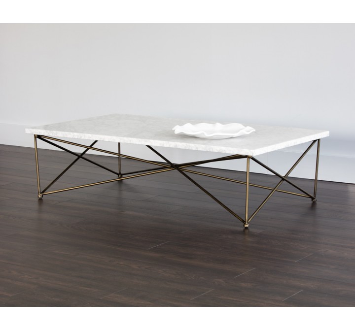 Sunpan Skyy Coffee Table - Rectangular - Lifestyle