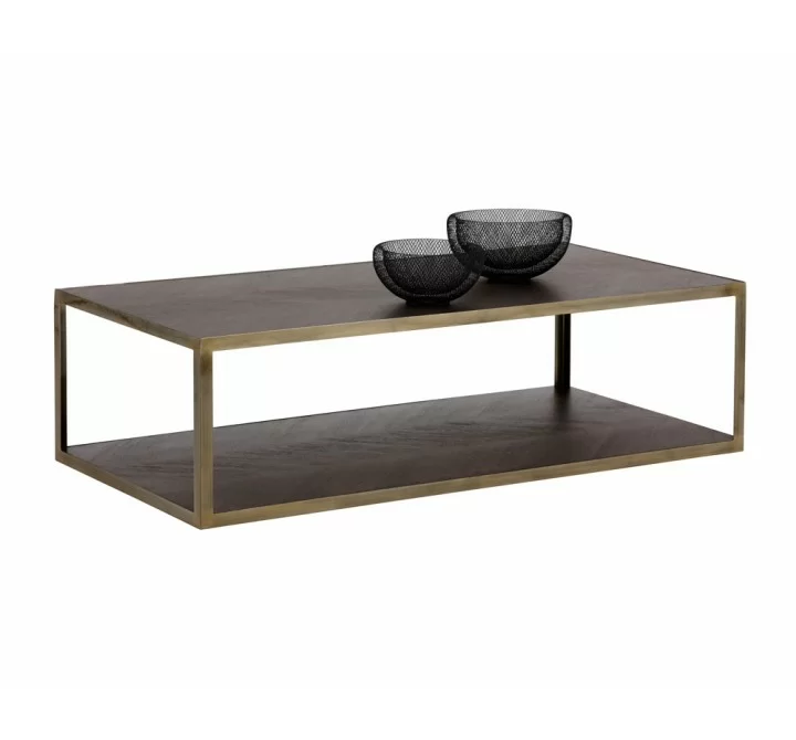Sunpan Mara Coffee Table - Rectangular - Lifestyle