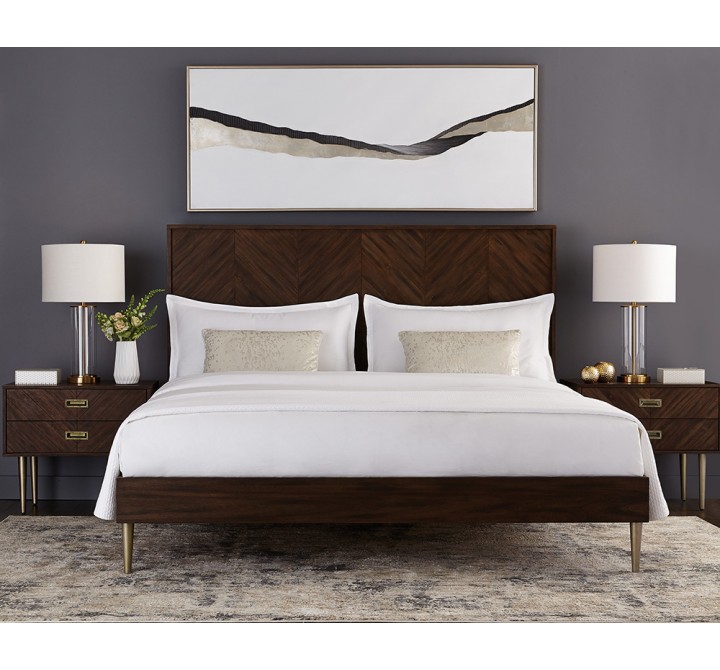 Sunpan Greyson Bed - King - Lifestyle