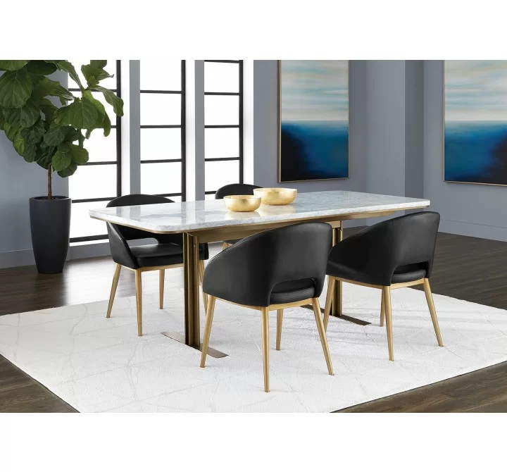Ambrosia Dining Table 79" - Lifesyle