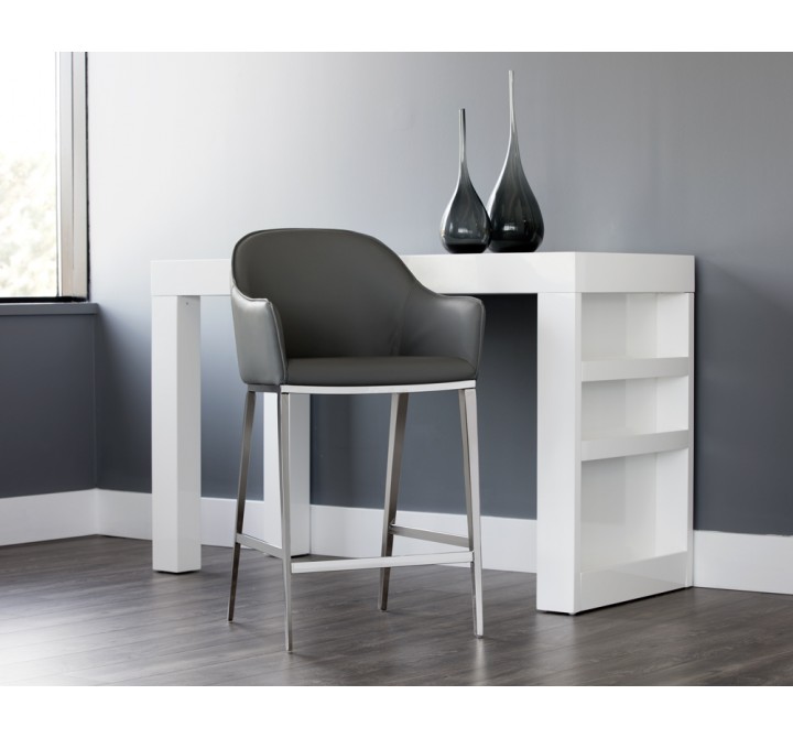 Stanis Counter Stool - Grey - Lifestyle