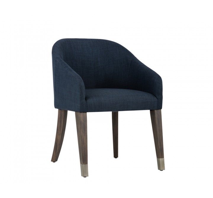 Nellie Dining Armchair - Arena Navy - Angled