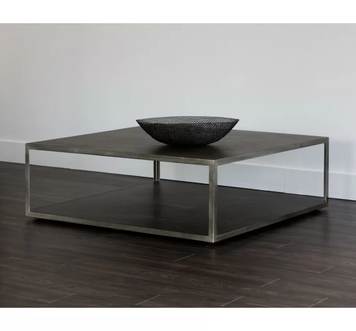 Sunpan Mara Coffee Table - Square - Lifestyle