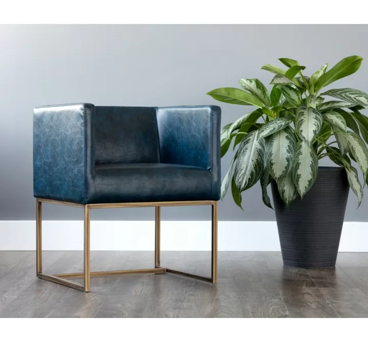 Kwan Lounge Chair - Vintage Blue - Lifestyle