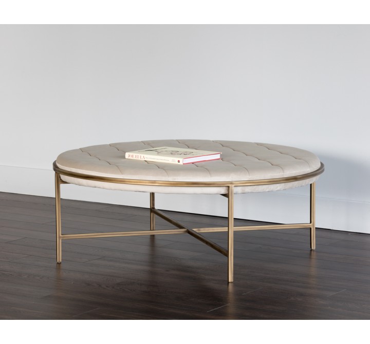 Ethel Ottoman - Round - Piccolo Proseccol - Lifestyle