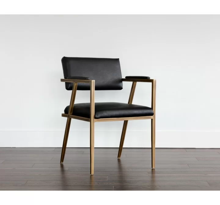 Ventouz Dining Armchair - Vintage Black - Lifestyle