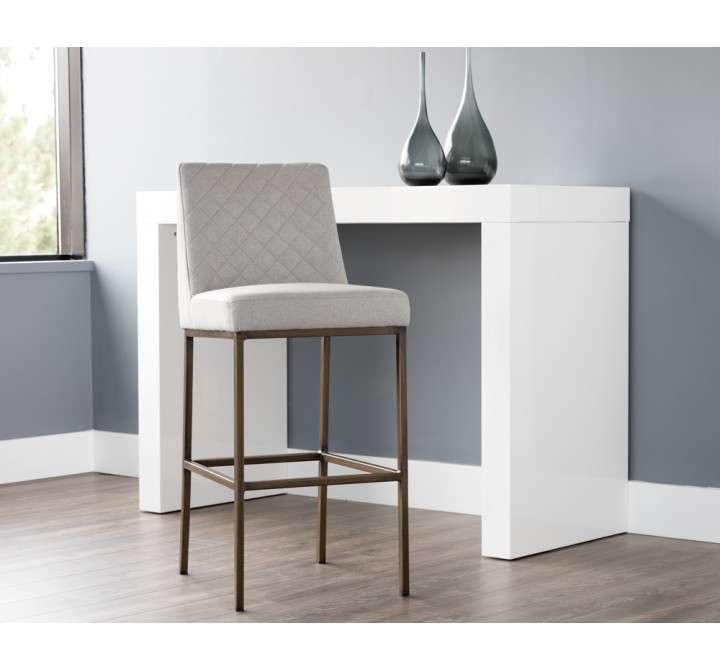 Leighland Barstool - Light Grey - Lifestyle