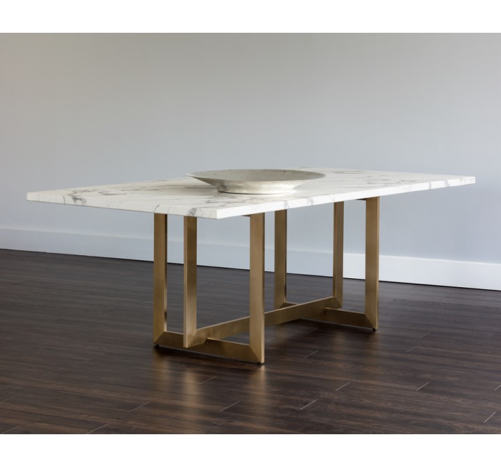 Sunpan Rosellen Dining Table - 86.5" - Lifestyle