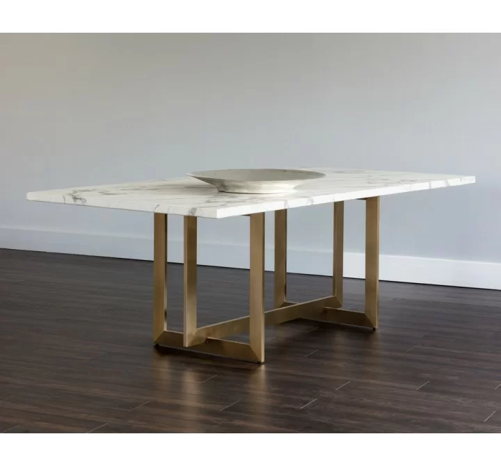 Sunpan Rosellen Dining Table - 86.5" - Lifestyle