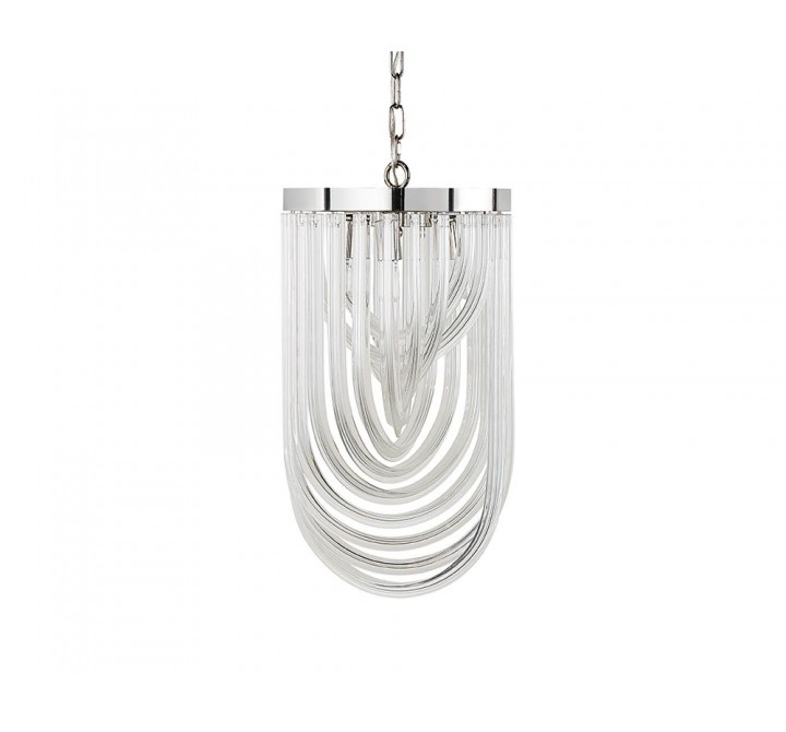 SUNPAN Kepler Chandelier - Small - Clear, Frontview 