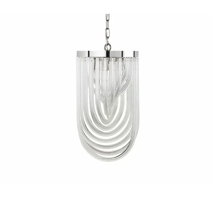 SUNPAN Kepler Chandelier - Small - Clear, Frontview 