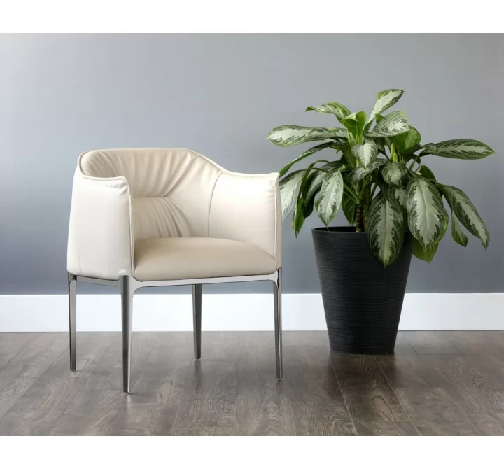 Sunpan Jax Dining Armchair - Barely Beige - Lifestyle