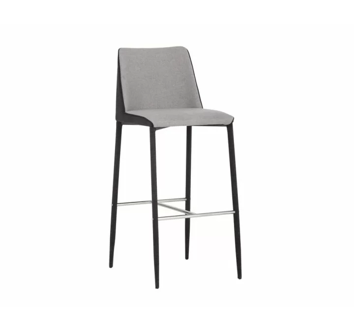 SUNPAN Renee Barstool - Armour Grey / Dark Slate, Frontview