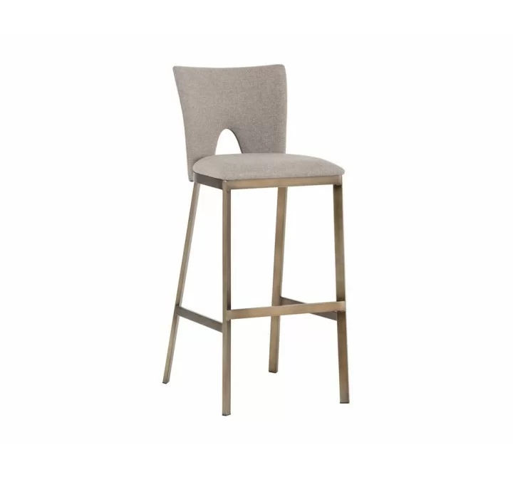 SUNPAN Reid Barstool - Biscotti Brown, Frontview