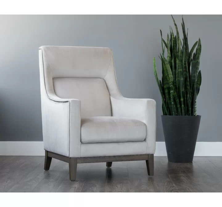 Sunpan Eugene Lounge Chair - Piccolo Dove - Lifestyle