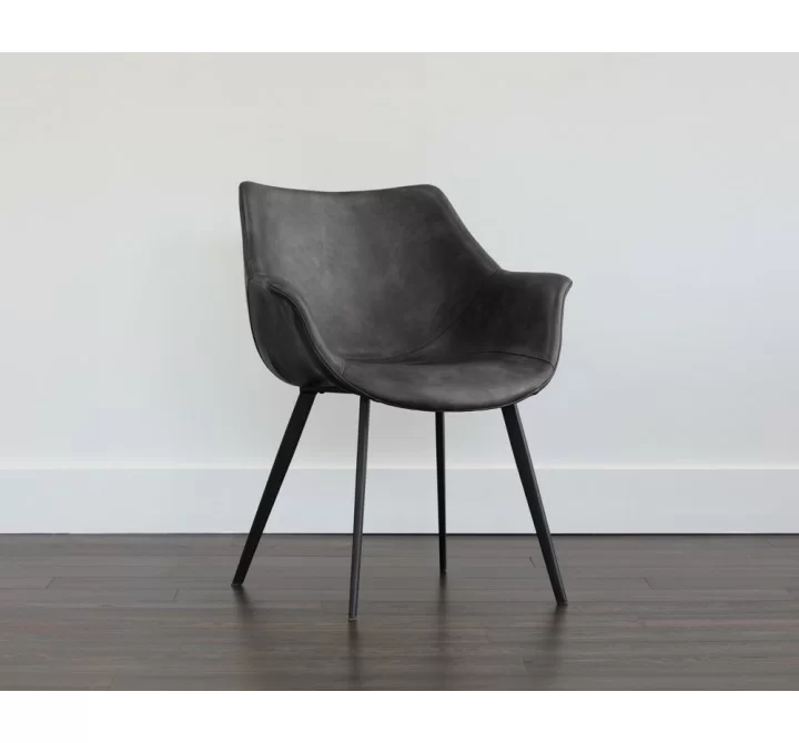 Mason Dining Armchair - Town Grey - Lifestyle