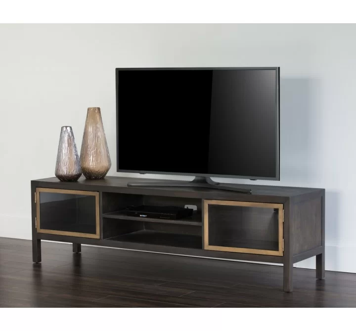 Sunpan Giles Media Stand - Lifestyle