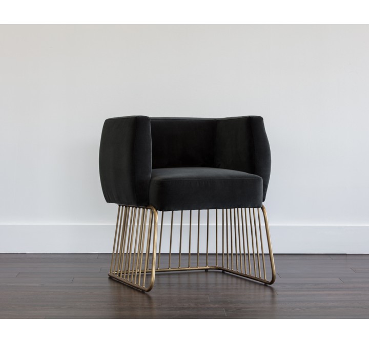 Sunpan Gala Dining Armchair - Shadow Grey - Lifestyle