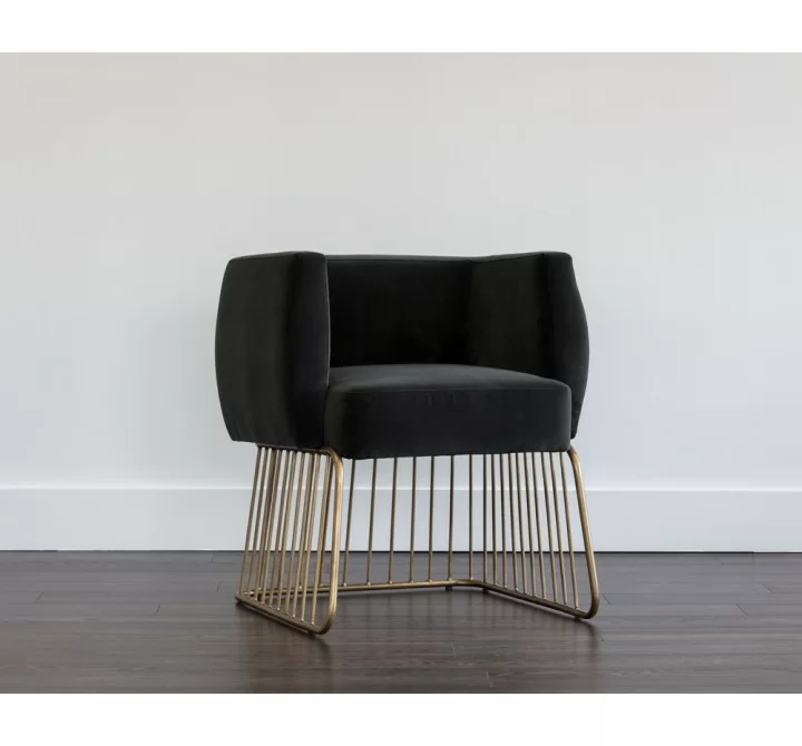 Sunpan Gala Dining Armchair - Shadow Grey - Lifestyle