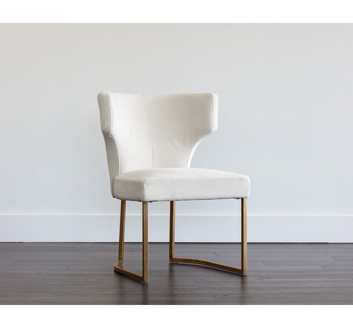 Yorkville Dining Chair - Antonio Linen/Moss Green- Lifestyle