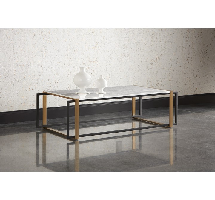Sunpan Garnet Coffee Table - Lifestyle