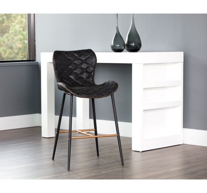 Sunpan Lyla Counter Stool - Antique Black - Lifestyle