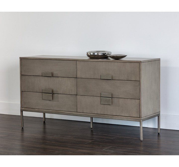 Jade Dresser - Antique Silver - Ash Grey - Lifestyle