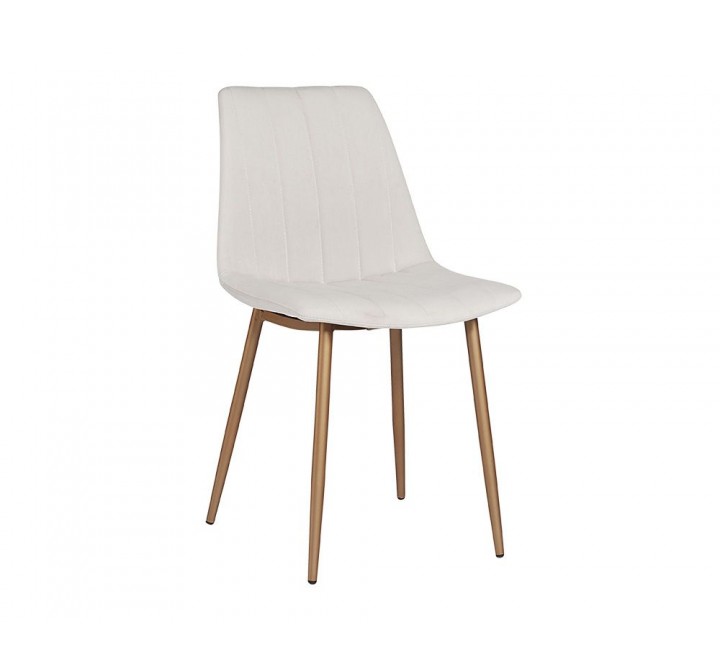SUNPAN Drew Dining Chair - Champagne Gold - Antonio Linen, Frontview
