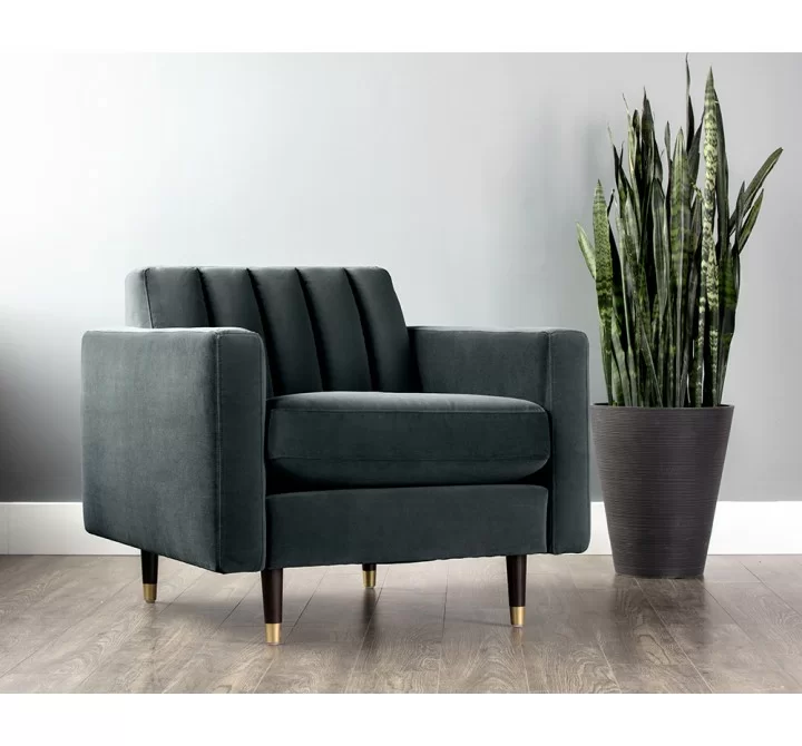 Yosi Armchair - Smokescreen - Lifestyle