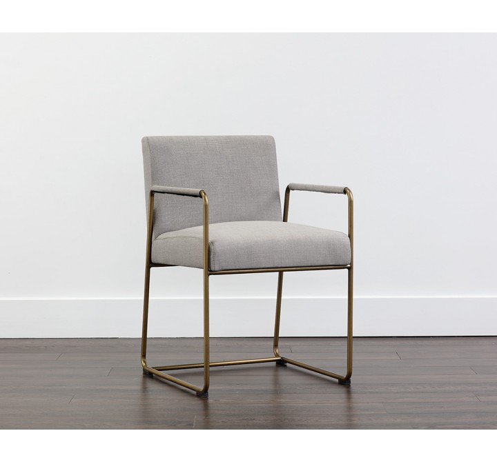 Balford Dining Armchair - Arena Cement - Lifestyle