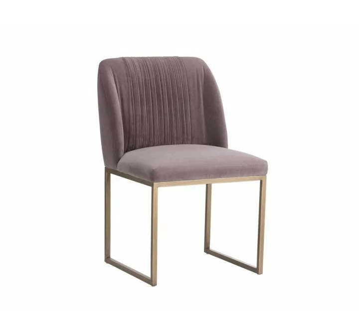 Nevin Dining Chair - Blush Purple/Merlot/Polo Club Muslin/Shadow Grey, Frontview