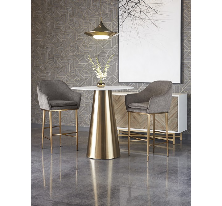 Sunpan Damon Bar Table In Gold - Lifestyle 2