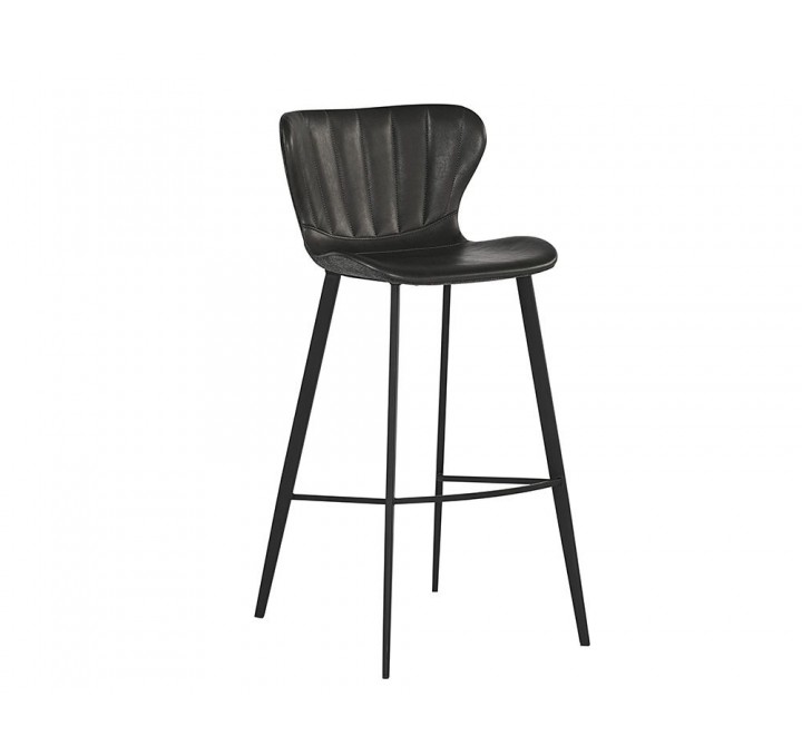 SUNPAN Arabella Barstool - Bravo Portabella / Polo Club Kohl Grey, Frontview