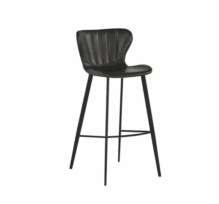 SUNPAN Arabella Barstool - Bravo Portabella / Polo Club Kohl Grey, Frontview
