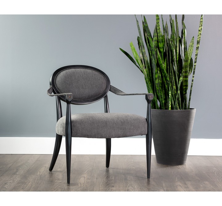 Vanleet Lounge Chair - Polo Club Kohl Grey - Lifestyle